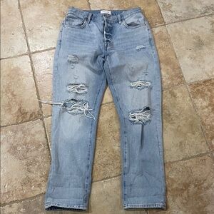 Frame Denim Le Slouch Light Blue Jeans